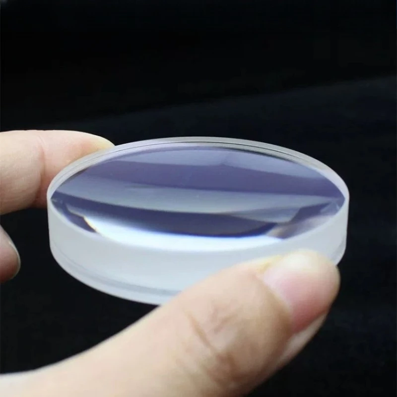 Lentilles en verre optique cémenté de 60 mm, objectif achromatique cémenté 60f410 avec revêtement bleu pour télescope, projecteur, caméra
