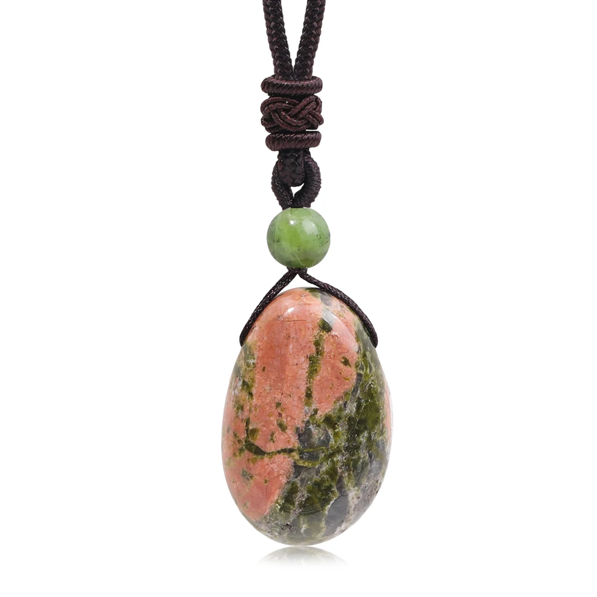 Natürliche Edelstein-Halskettenanhänger aus Amethyst, Rosenquarz und Klarquarz für Männer und Frauen, Gesundheits- und Wohlstands-Schmuck – Detail 17