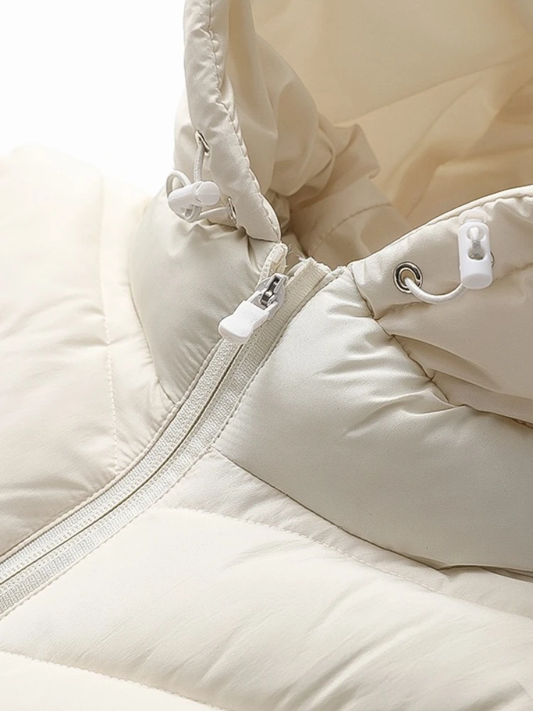 الجديد في سترة خريف وشتاء عصرية خفيفة الوزن وقصة ضيقة وصلت حديثًا معطف نسائي من القطن ملابس خارجية أنيقة على طراز الكلية