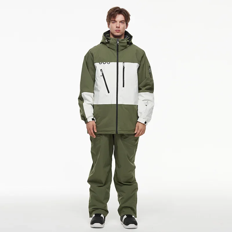 بدلة تزلج للرجال والنساء 24-25 سنو سي أسون أوتدو أو مقاومة للماء على الجليد وسراويل تزلج S nowbo ard OT4 2025