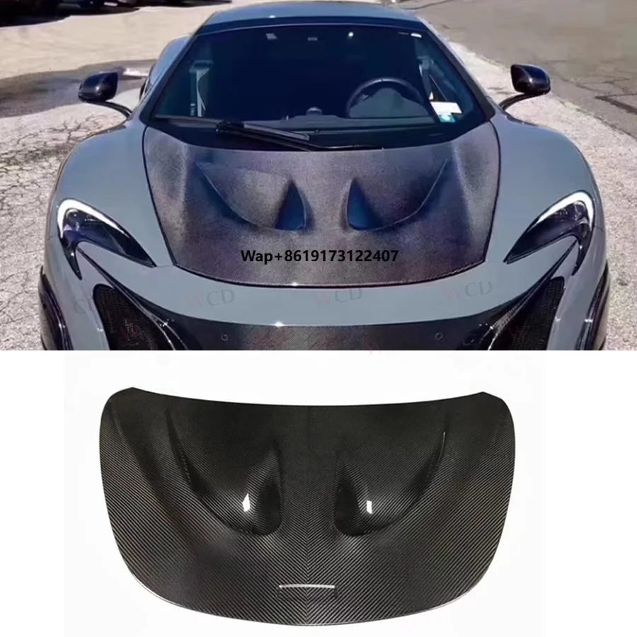 

Dry Carbon Fiber P1 Style Car Hood Engine Hood for 540c 570s 600LT 2015-2019 Front Bonnet Cover Hood Bodykit