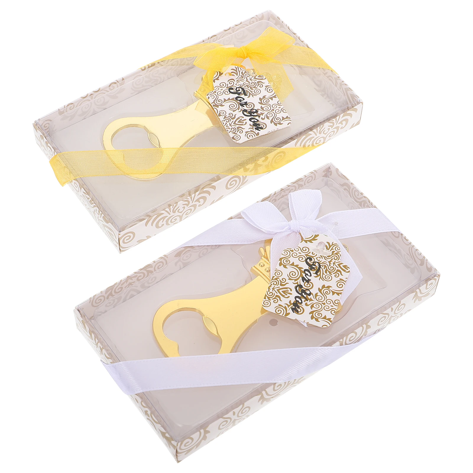 

2Pcs Elegant Crown Bottle Opener Practical Tool for Party Home Beer Soda Bottle Lid Crown Shape Opener