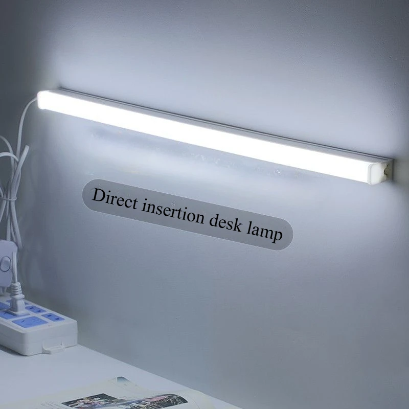 Factory Outlet LED Strip Type Desk Light Direct-insertion Eye Protection Desk Lamps Installation Free Hostel Portable Table Lamp