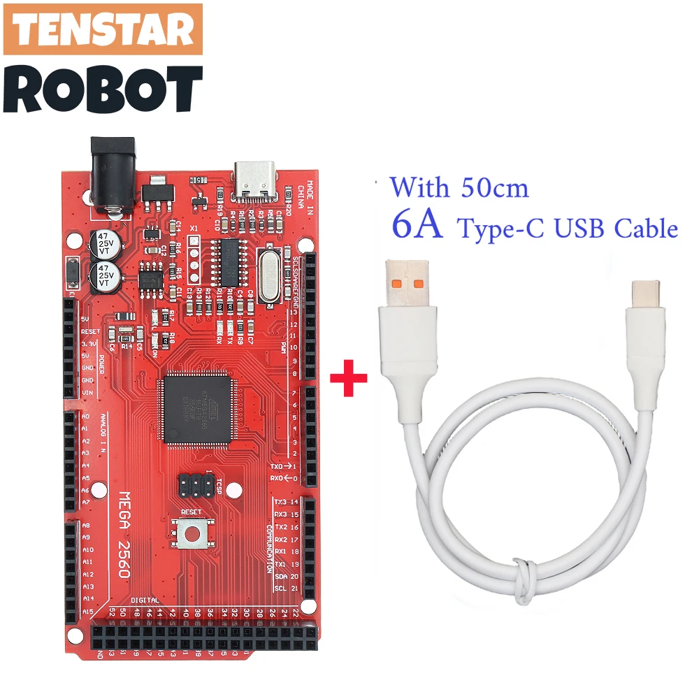 MEGA 2560 PRO Embed CH340G/ATMEGA2560-16AU Chip mit männlichen Pinhearn, kompatibel für Arduino Mega2560 502 MEGA 2560 PRO Embed CH340G/ATMEGA2560-16AU Chip mit männlichen Pinhearn, kompatibel für Arduino Mega2560 502