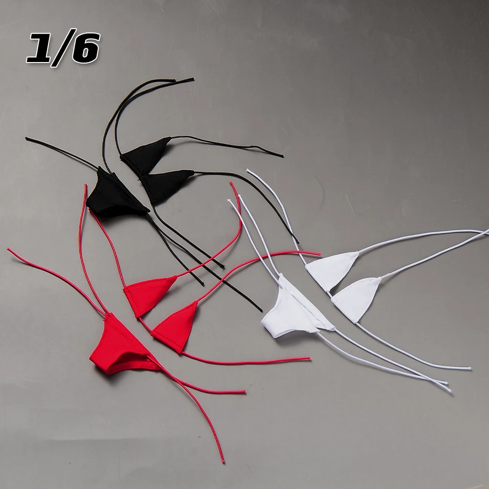 1/6 Scale บิกินี่ชุดชั้นใน Bra กางเกงเสื้อผ้าอุปกรณ์เสริมสําหรับ 12 นิ้วทหารหญิง Action Figure Body ตุ๊กตา