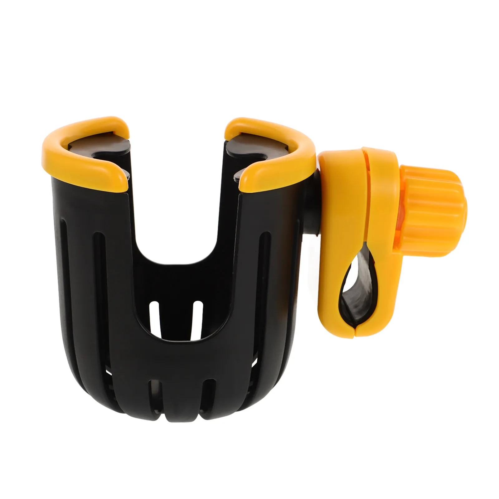 

Вращающийся держатель для бутылок на руль, регулируемый зажим для стакана на коляску, зажим для детской бутылочки, держатель для воды на велосипед, самокат, инвалидную коляску