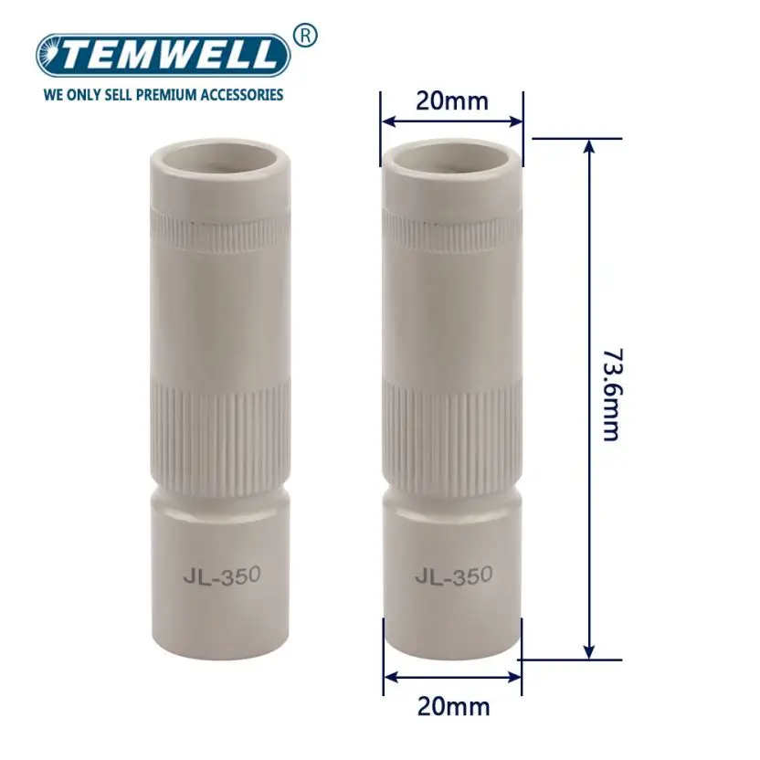 Imagem -05 - Bocal de Proteção de Revestimento Blindado Soldagem Antiaderente Sag Proteção de Gás sem ar Europeu Gun Machine Protective 350a