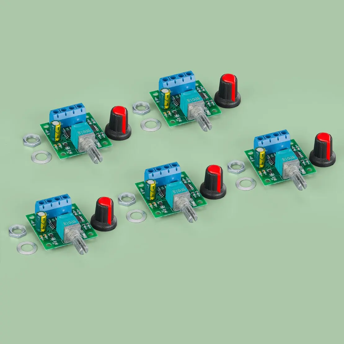 5pcs 2A PWM DC Motor Speed Controller Low Voltage Dimmer Adjustable Driver Switch 1.8V to 12V 1803bk