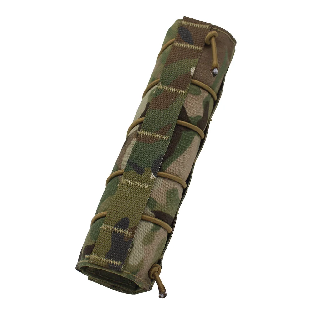 Camouflage 7'' Tactical Airsoft Silencer Heat Cover Suppressor Cover Muffler Protector Cover For Hunting Accessories