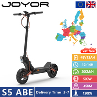 JOYOR S5 ABE Adult Foldable Electric Scooter 500W Motor 48V 13Ah Battery 20km/h Speed 55km max Range 10'' Tires E-Scooter