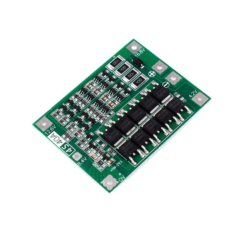 3S 4S 5S Li-ion Lithium Battery 18650 Charger BMS 25A 30A 40A 60A 100A Protection Board with Balance For Drill Motor