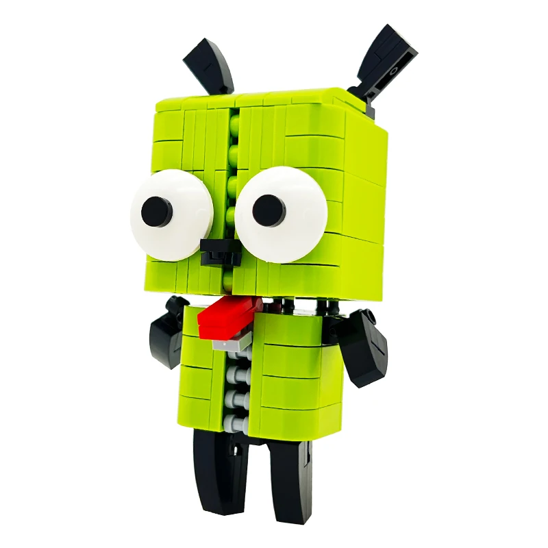 Alien Robot Dog Creative Model Building Blocks Kit Toys Collection Ornaments for Enthusiasts & Children Christmas Birthday Gift