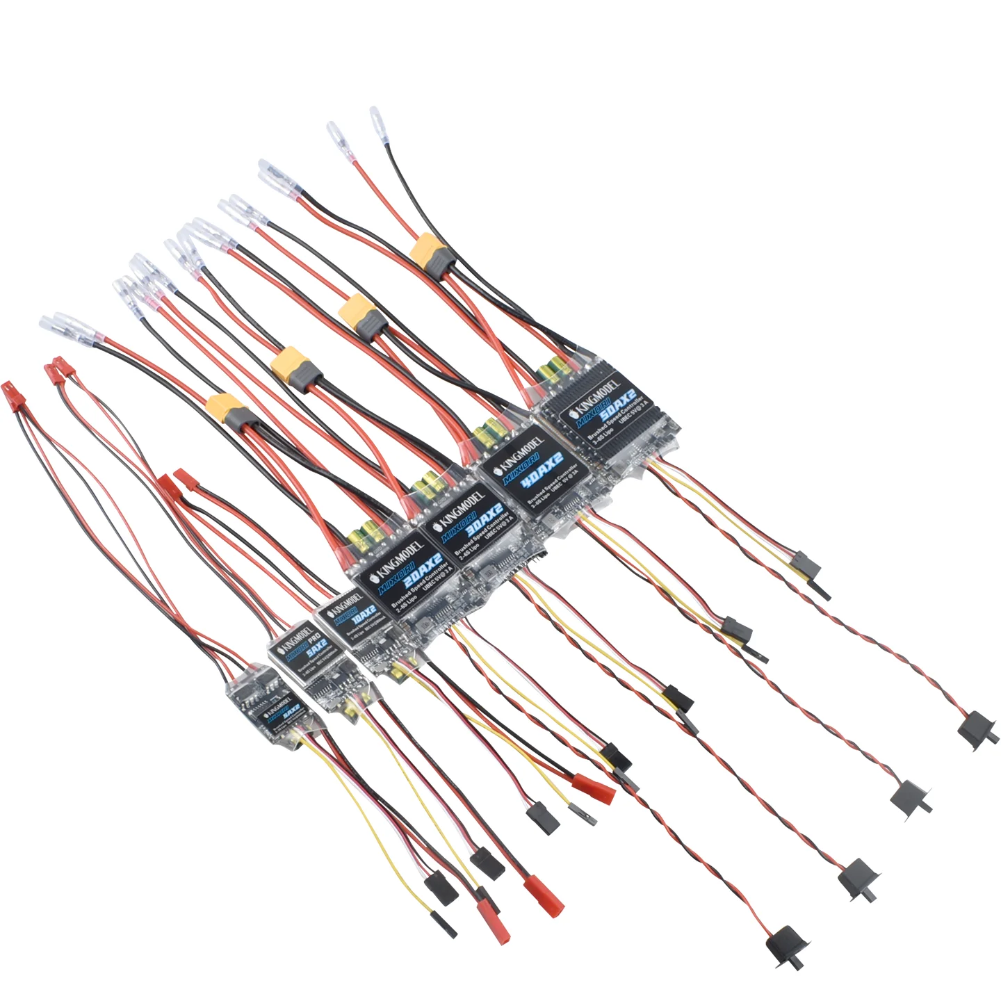 Dual Way Bidirectional Brushed ESC - 2S-3S Lipo 5A Speed Control For RC Boats, Tanks & Models