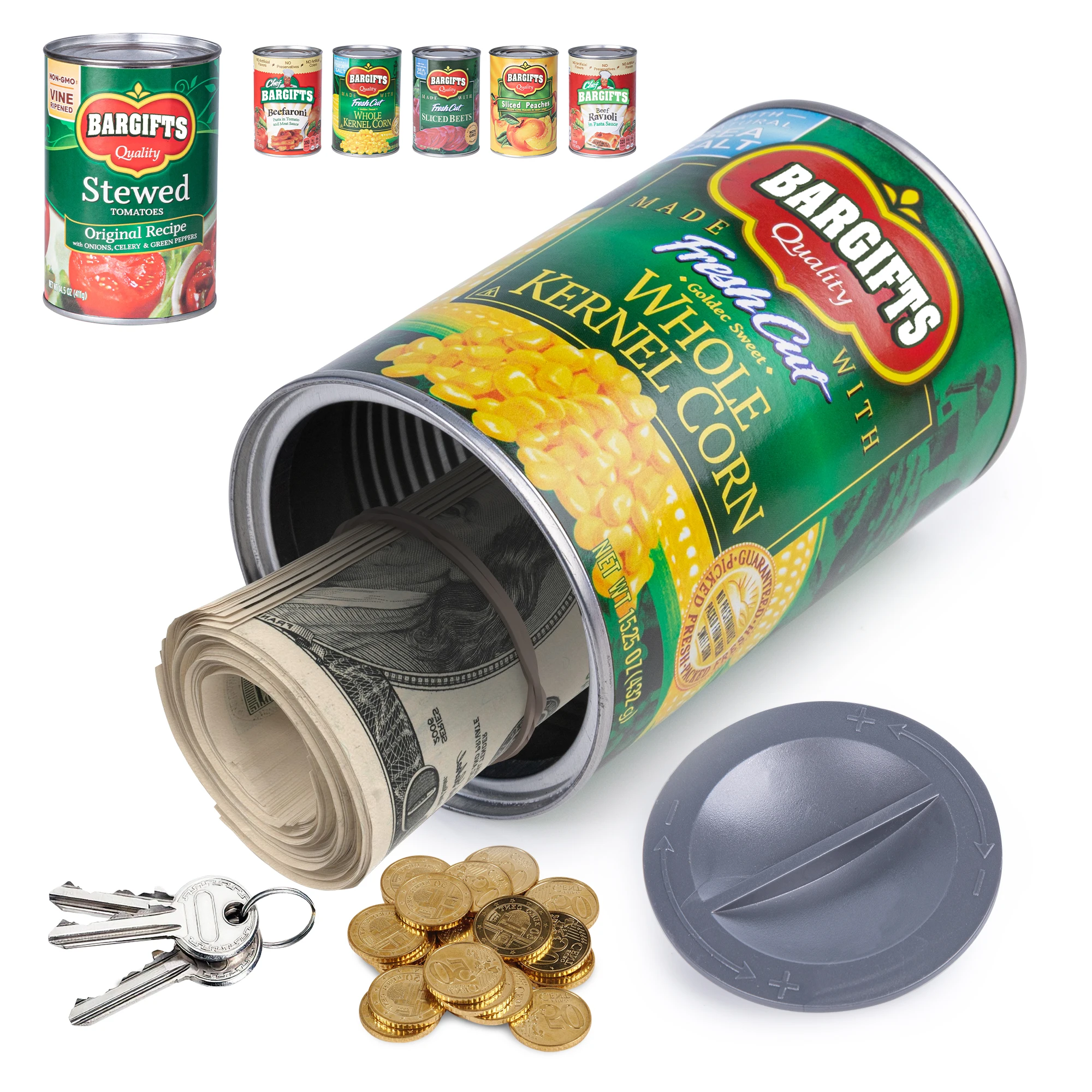 Fake Can Diversion Safe, Perfect for Hiding Storage Key, Cash, Jewelry, Card, Coins, Keep Your Valuables Safe