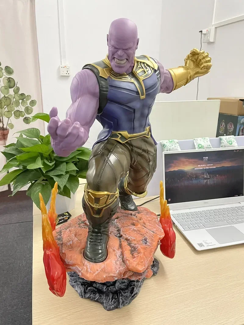 Large Size 1/4 60cm Superhero Green giant Hulk Thanos figure Resin Statue Collection model Home Decoration gift high quality