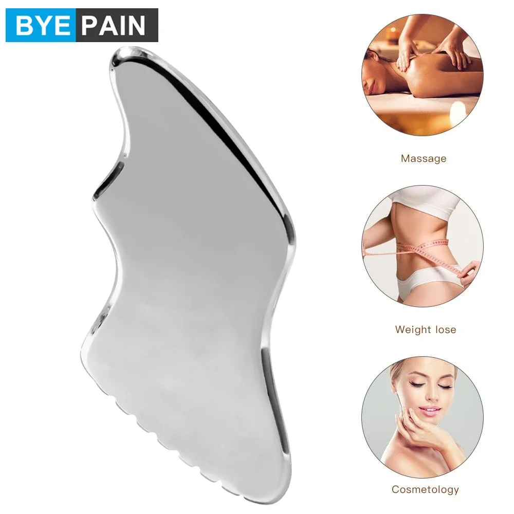 

Gua Sha Scraping Tool, Fascia Tool, Stainless Steel Therapy Massage Tool, Lymphatic Drainage Gua Sha Board for Anti Cellulite