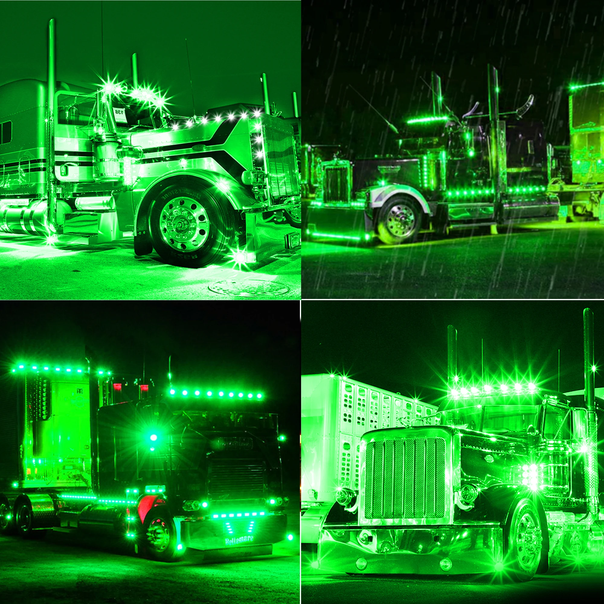 10 Stück 2 Ovale LED Universal-LED-Leuchten Seitenmarkierungsleuchten für Anhänger LKW Wohnwagen Begrenzungsleuchte Aufputzmontage 12V-24V – Detail 24
