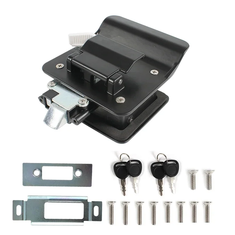 Caravan Accessories RV Door Lock Zinc Alloy RV Entry Door Latch Motorhome Camper Lock Kit