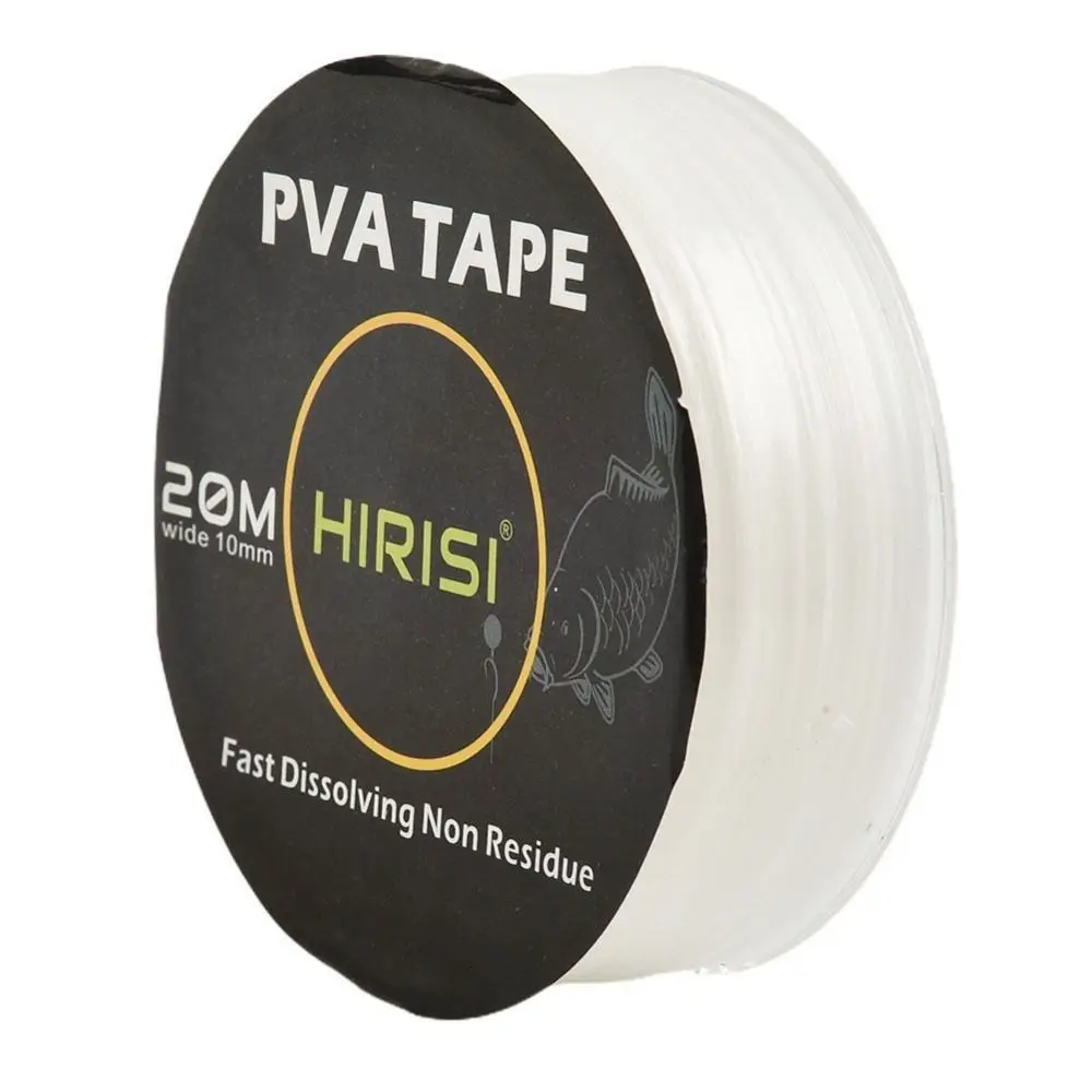 PVA Water-soluble Film Tools Transparent Environmental PVA Tape Fast Water Dissolving 10mmX20m Carp Fishing PVA Tape