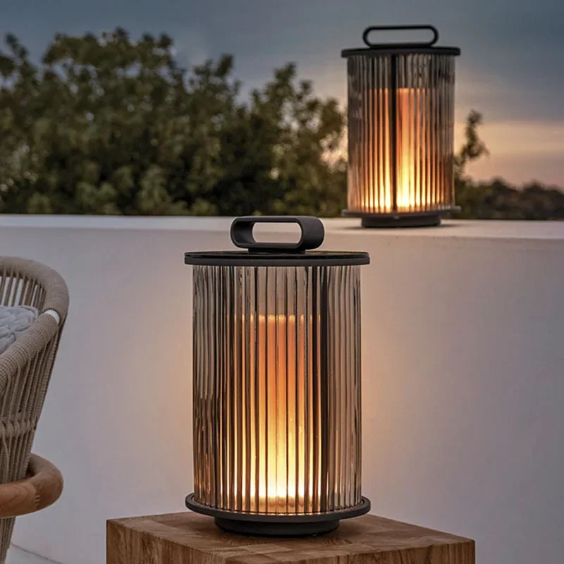 

Солнечные светодиодные фонари для травы из нержавеющей стали, наружные фонари для виллы