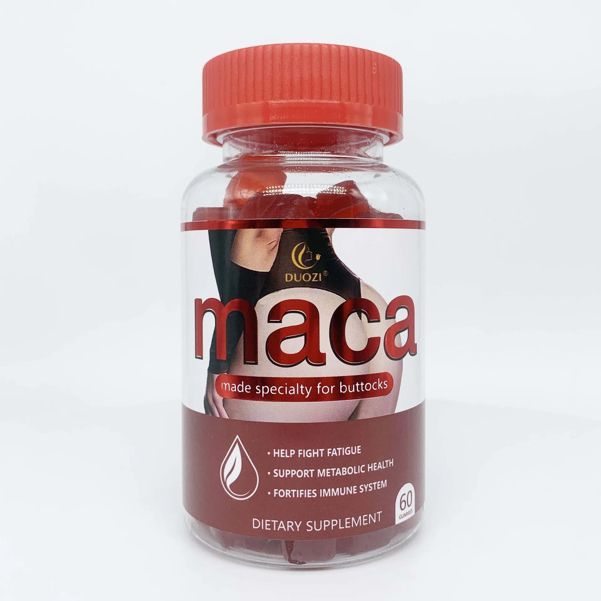 

1 bottle of lifted buttocks maca gummies anti fatigue improved sleep quality enhanced immunity regulated body health food