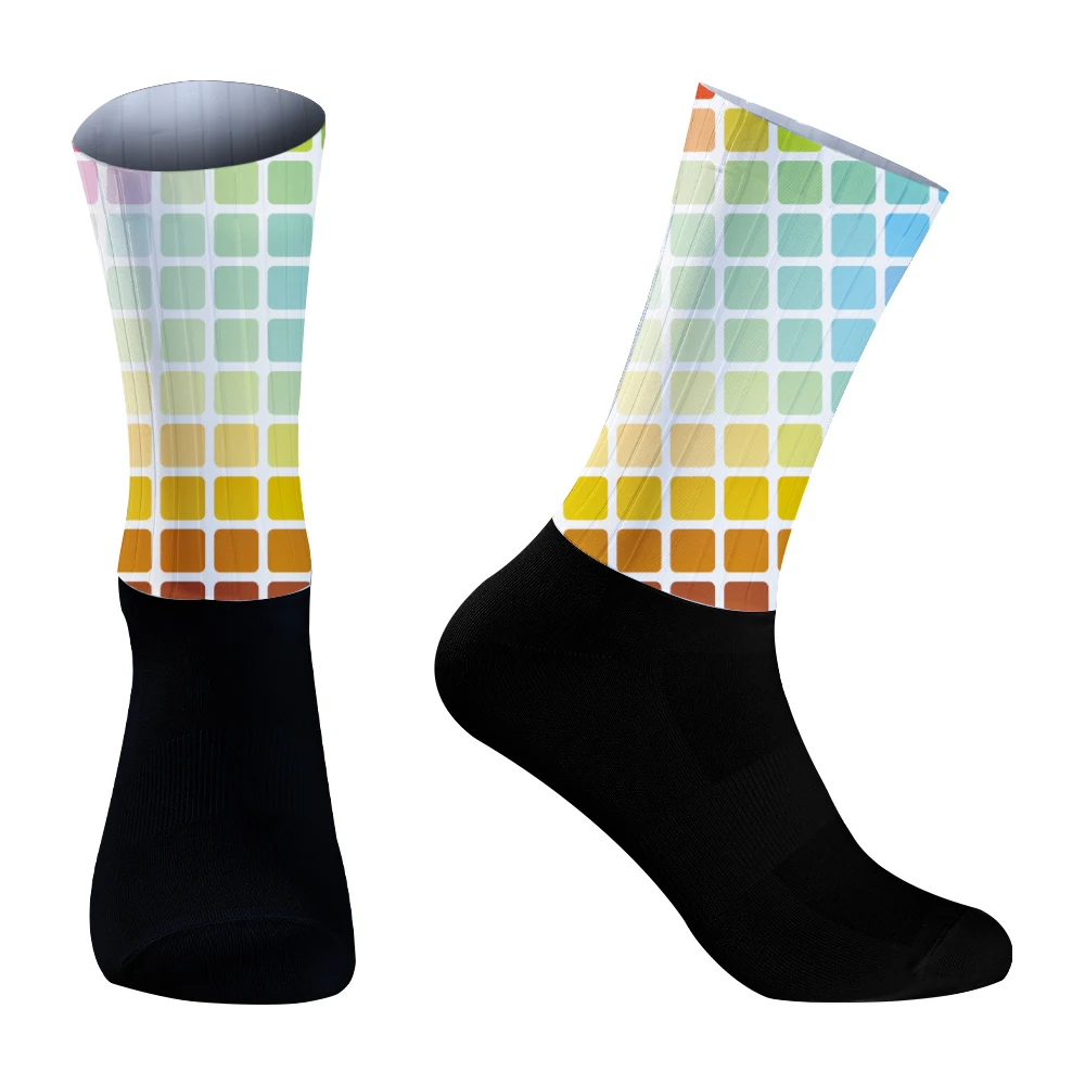 ﻿Radsport Sport Aero Socken Silikon rutsch feste Fahrrads ocken neue Sommer coole Socken