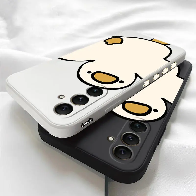 A55 Lively Goose Silicone Phone Case For Samsung A55 A53 A50 A51 A71 A23 A32 A54 A52S A91 A34 A73 A24 A31 A22 A70 A72 A33 Cover
