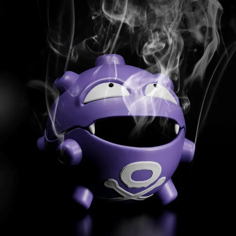 Koffing Incense Burner Pokemon Gastly Mosquito Coil Tray Anime Desktop Holder Indoor Aromatherapy Home Storage Box Ornament