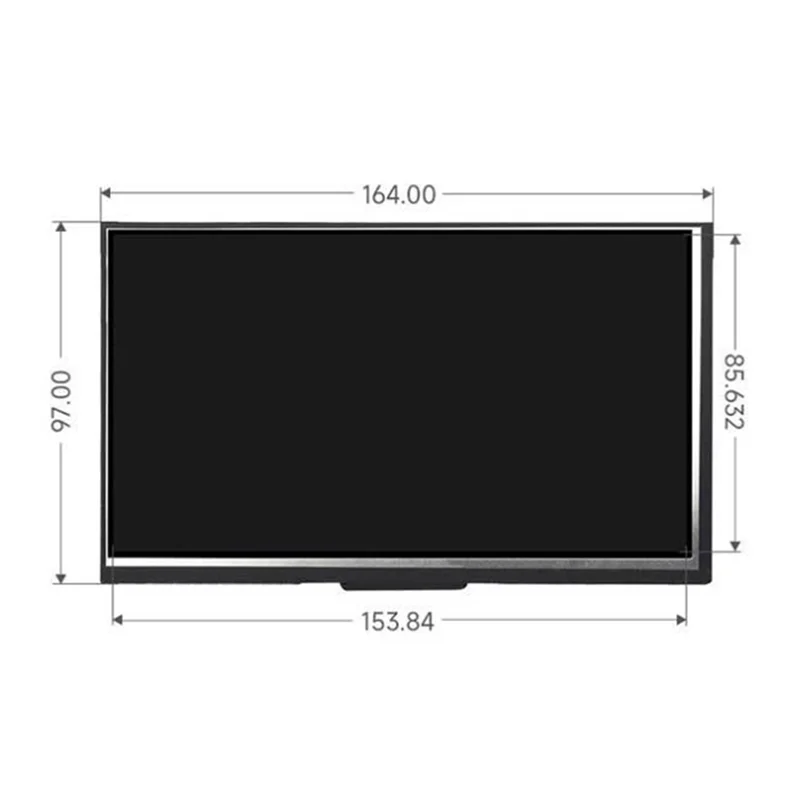 Esp32 s3 sem toque lcd 7 Polegada tela de exibição capacitiva 800x 480 placa desenvolvimento xtensa lx7 wifi bt5 pode sensor rs485