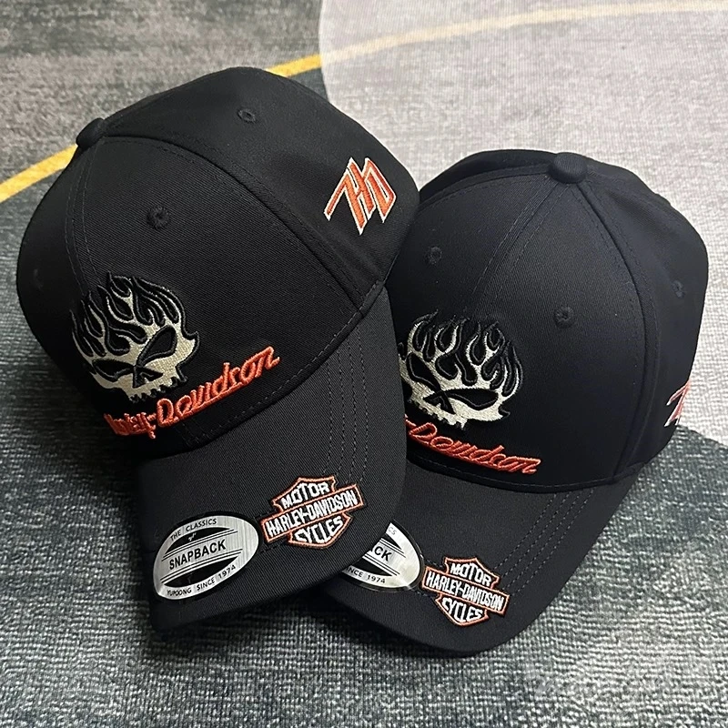 

Baseball Cap Adjustable Casual Unisex Embroidery Hat For Harley Davidson Electra Glide Ultra Classic PA1250S Accessories