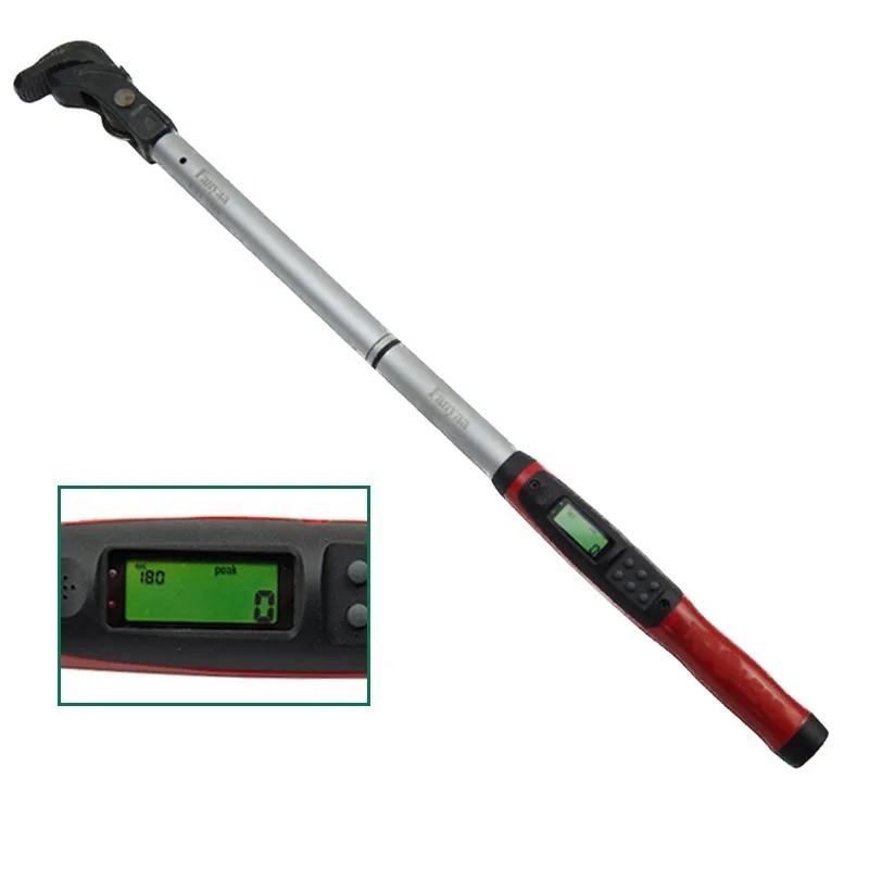 

Straight thread torque wrench, construction steel digital torque wrench 80-400Nm sleeve inspection 16-40mm