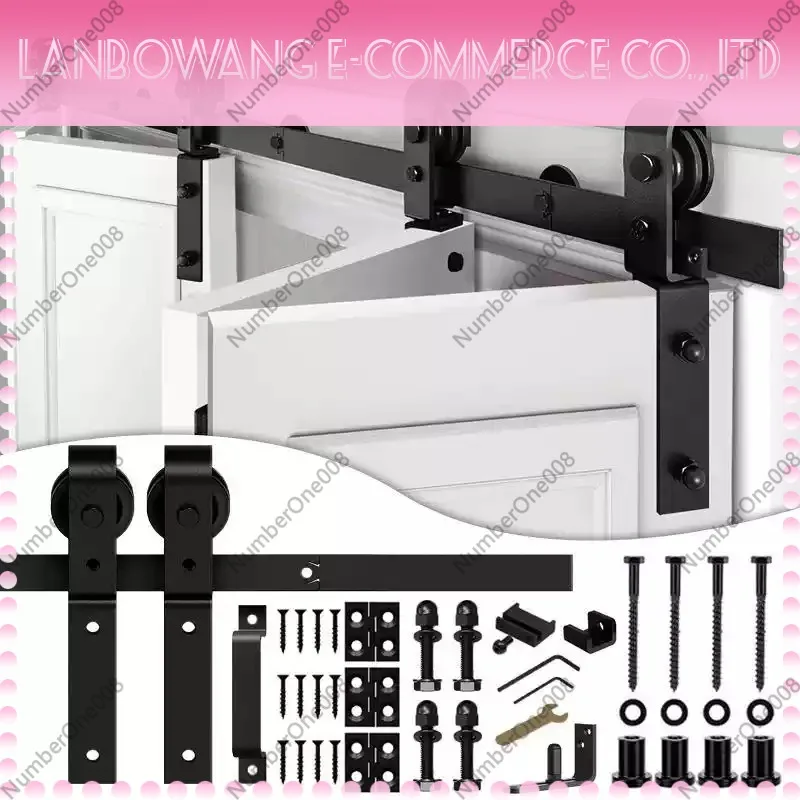 Suitable for Folding and Sliding Track Kit with Carbon Steel Guide Rails