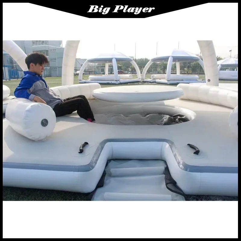 Joyful Fun IFunage Inflatable Platform Tent Boat Floating Island Party Island Inflatable
