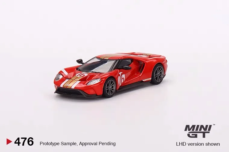 MINIGT 476 1/64   Ford GT Alan Mann Heritage Alloy model car model collection