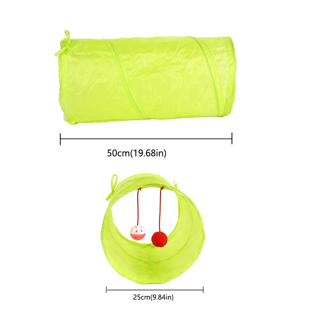 1szt 50cm Długi tunel dla kota Tunel do szkolenia psów Składany tunel do przechowywania Zabawki dla zwierząt PlayTunnels dla kota Interaktywna