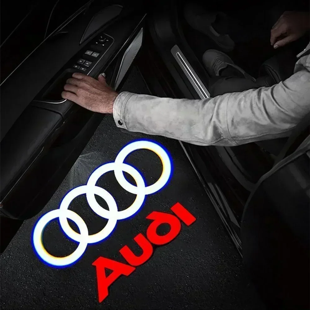 

New Car Door Welcome Light Led HD Projector Lamp For Audi A3 A4 B8 8P 8V A6 C7 A5 Q5 B7 B6 B9 SLINE QUTTRO RS Q3 Q7 S3 S4 S5 S6
