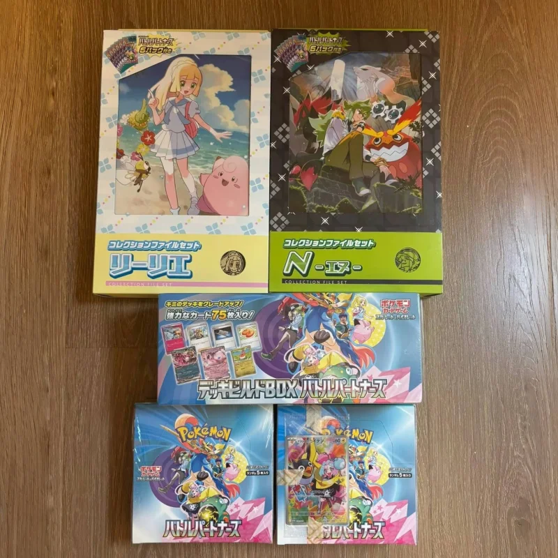 

100% Original Pokes Collection Swap Card PTCG Traditional Japanese Sv9 Battle Buddies Supplement Pack Lillie N Collection Card