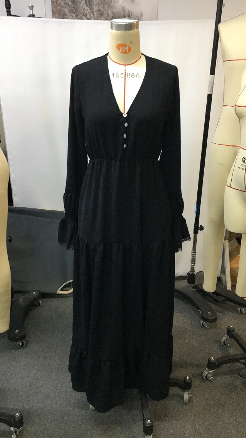 2026 여성 빈티지 서부 카우걸 드레스 컨트리 레이스 긴 소매 캐주얼 보헤미안 시크 맥시 드레스 여성 패션 레트로 파티용