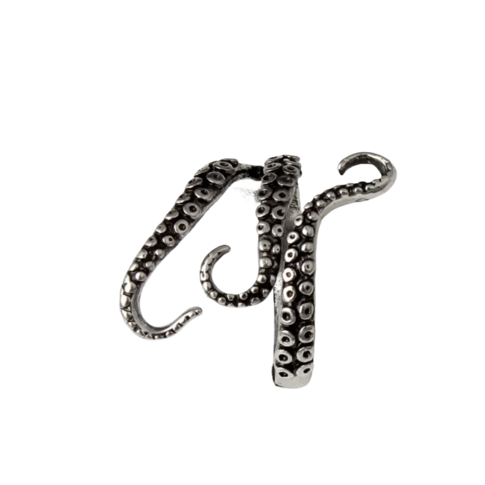 1 PC Vintage Alloy Open Joint Ring Octopus Ring Domineering Personality Men Adjustable Ring Finger Ring Tentacle Ring