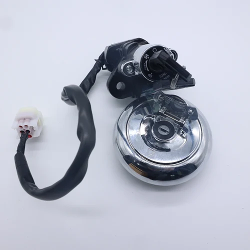 Imagen 1 del producto Lock Set (Ignition Switch & Fuel Tank Cap) for Motorcycle KEEWAY Superlight 125 150 200 / Vento Rebellian 150 QJ150-2G QJ200-2G