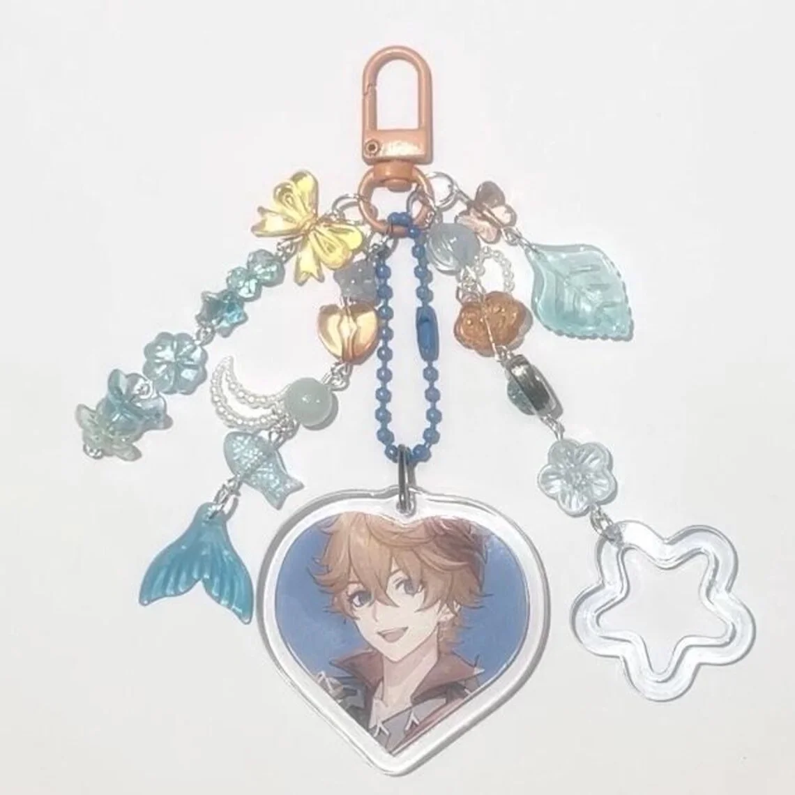 Genshin Impact Neuvilette & Childe Photo Keychains