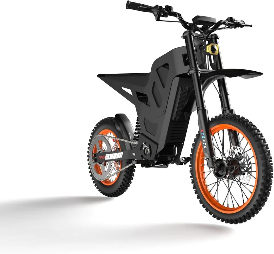 Electric Dirt Bike for Teens Adults Age 13+, 3000W Peak Ebike, 36 Mph Speed, Equipped with 48V 20.8AH Battery,14"/12" Off-Road T image 4