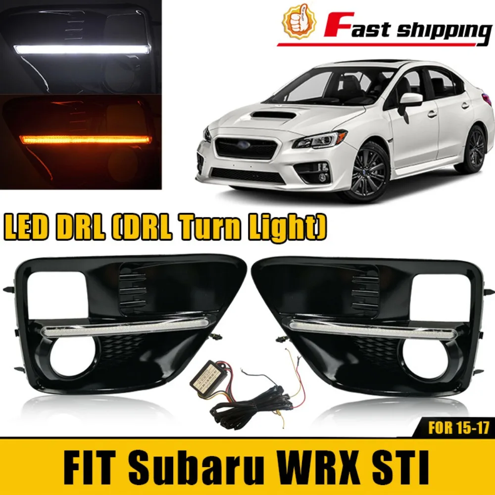 

Светодиодные накладки на фары-поворотники и противотуманные фары для Subaru WRX STI 2015-2017