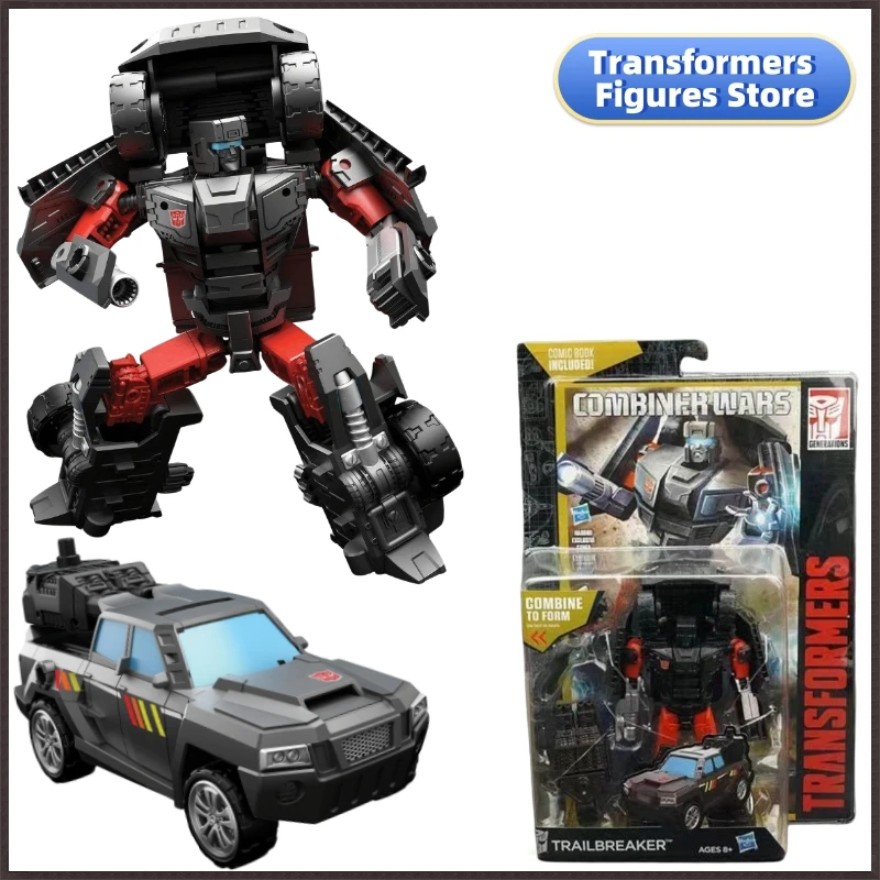 In Stock Hasbro Transformers G Series CW D Class Trailbreaker  Action Figure Anime Movable Robot Holiday Model Collectible Gifts