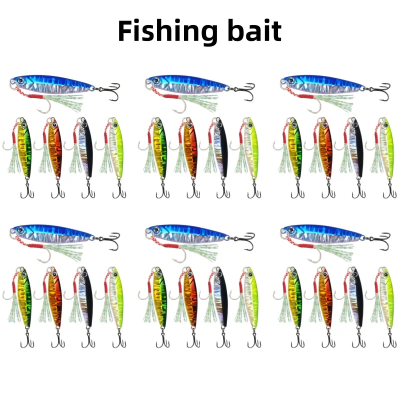 1PCS Micro Metal Jig 7g 10g  Shore Casting Jigging Lure Shore Casting Saltwater Fishing Lure Bit Artificial Bait