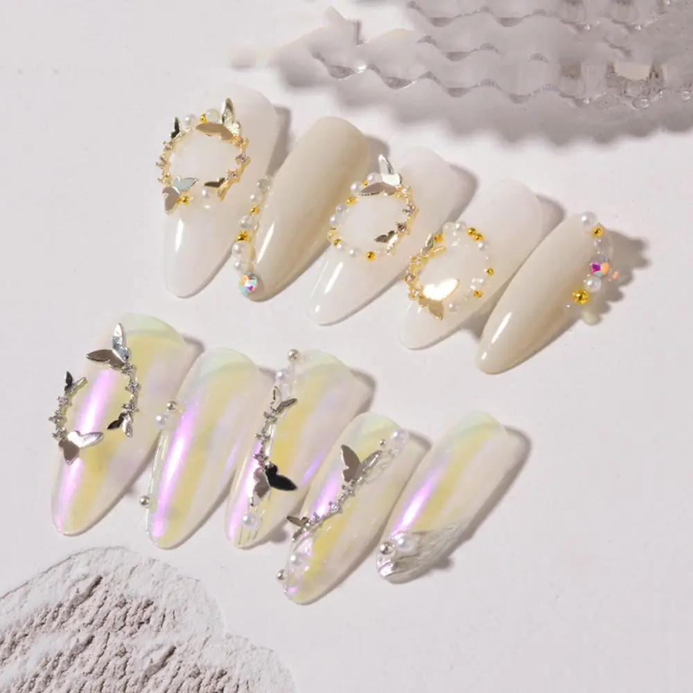 Korean Zircon Exquisite Light Luxury Charm DIY Nail Art Decoration Nail Art Diamond Butterfly Nail Jewelry Manicure Accessories