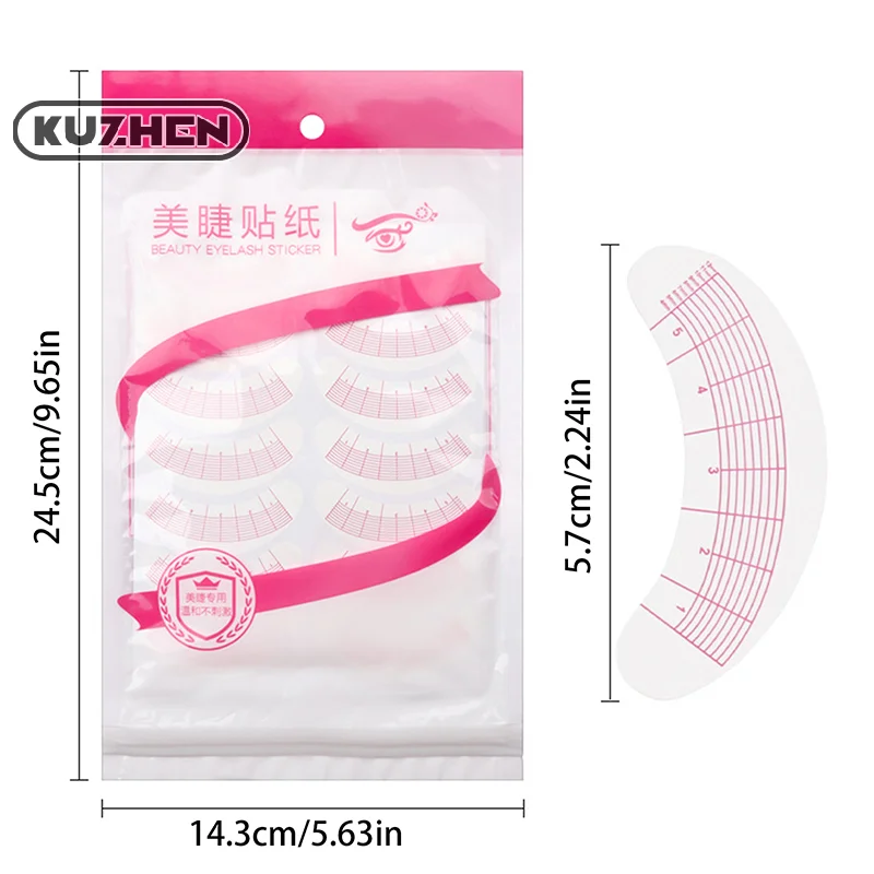 Upgraded 70 Pairs Eyelash Mapping Stickers Under Eye Positioning Tips Sticker For Lashes Extension Practice Eye Pads Paper Patch