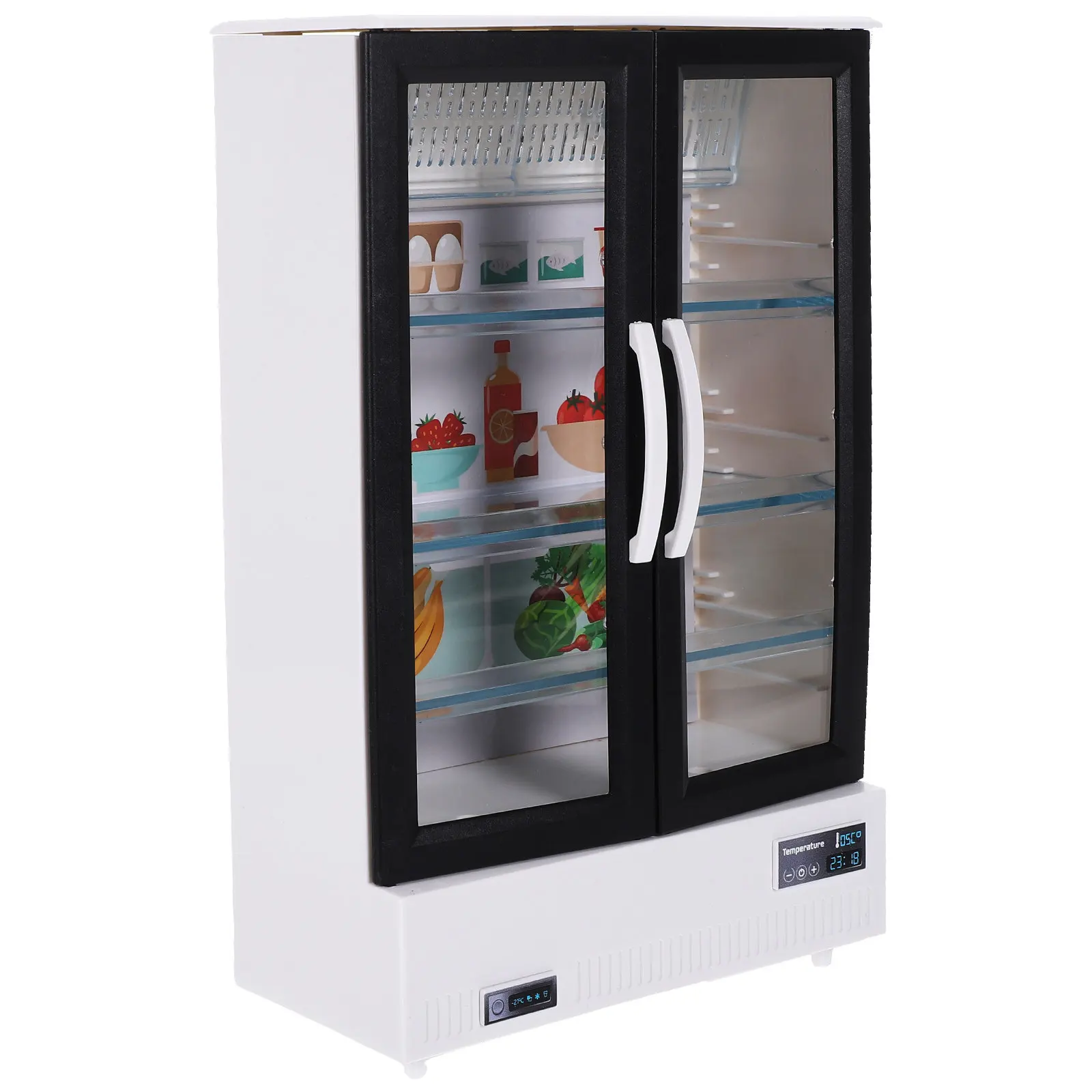 

Миниатюрный холодильник для декора дома: гладкий, компактный, высокодетализированный, для миниатюрных ландшафтов и DIY-проектов