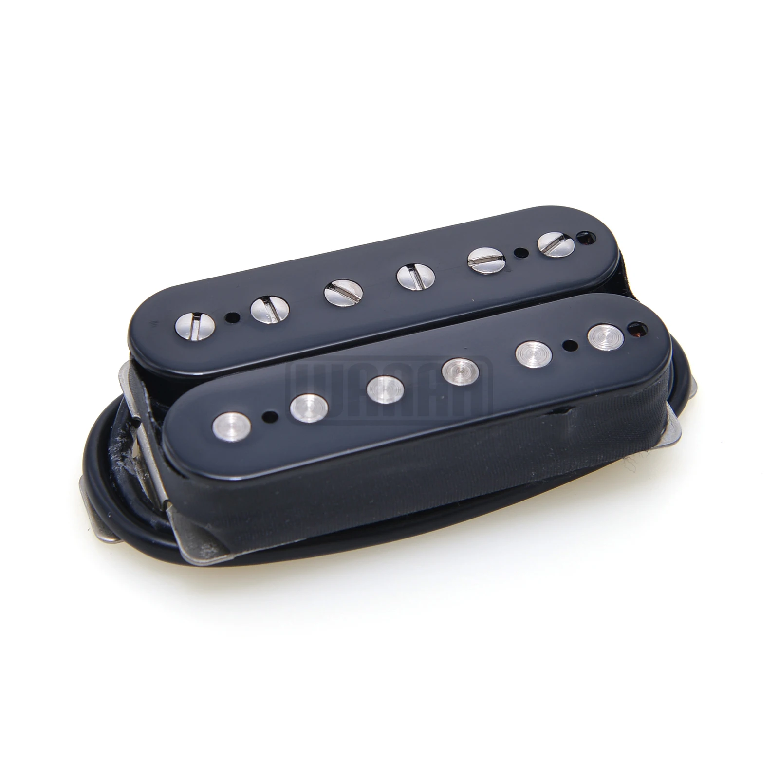 Wah-Pickups 1 Stück Alnico V Humbucker Pickups waaah SH2 und SH4 Nickel Gold Zebra Schwarz Creme Weiß Farbe WAAAH Logo WAA5PHBSH – Detail 3