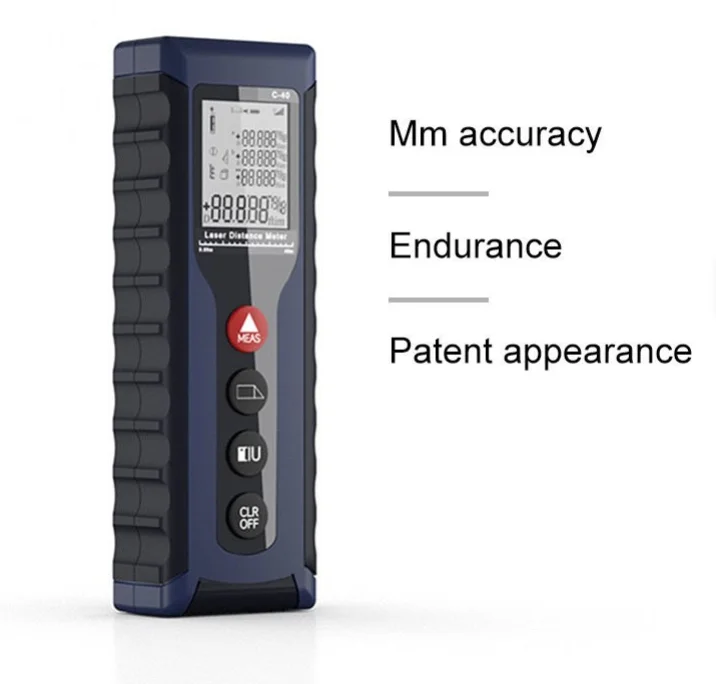 new 40m Handheld Mini Laser Distance Meter- Compact Indoor Laser Measuring Tool